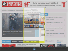 Tablet Screenshot of osservatoriorepressione.info